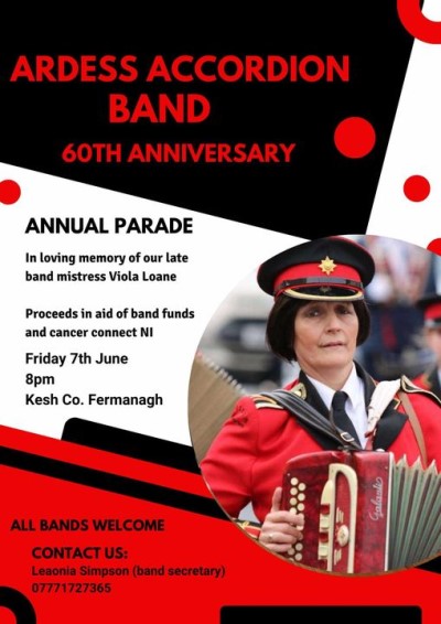 Ardess Accordion Band 60th Anniversary Parade