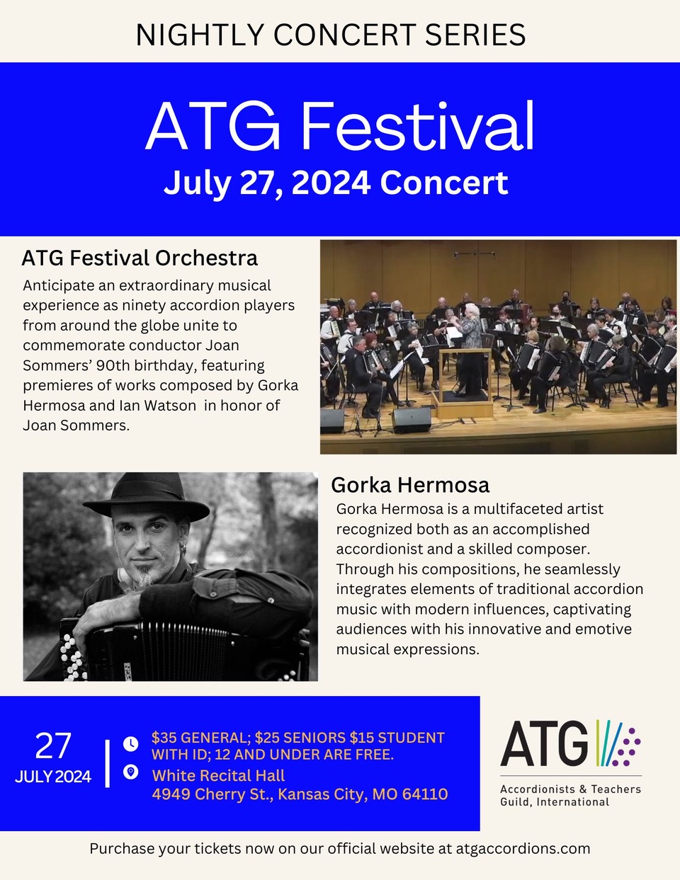 Kansas City to Host Accordionists & Teachers Guild, International (ATG