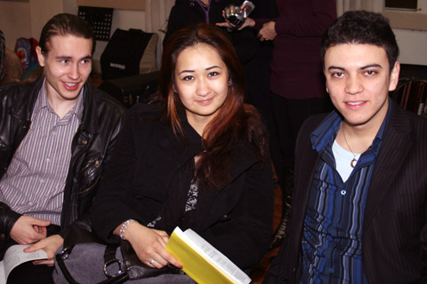 Nick Shcherbakov, Adila and AATA Vice-President Ivan Liashenko