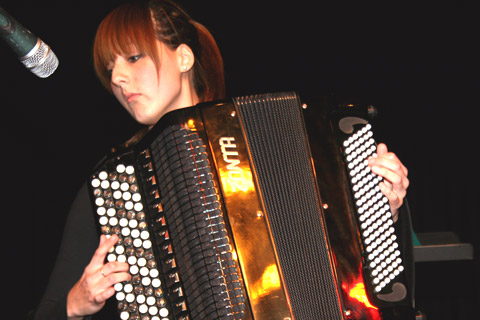 Lina Chegodaev, winner of the Australian Championship Button Accordion Solo performed.