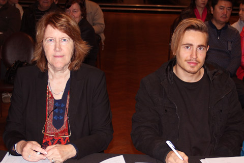 Christine Johnstone and Nick Scherbakov