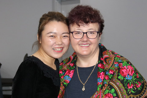 Deng Ruxi and Tatjana Marx