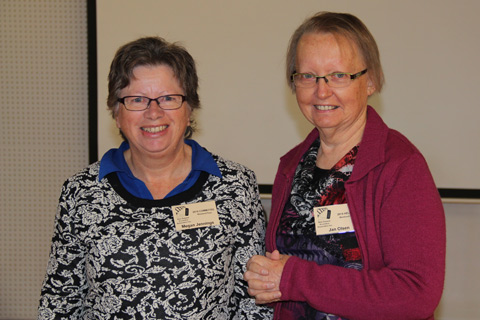Megan Jennings and Jan Olsen