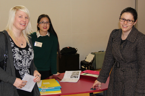Jenna Murray, Jessica Chen and Jury member Kristina Panzic
