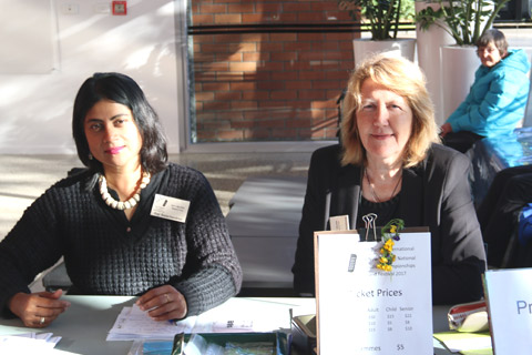 Raji Balachandran and Christine Johnston