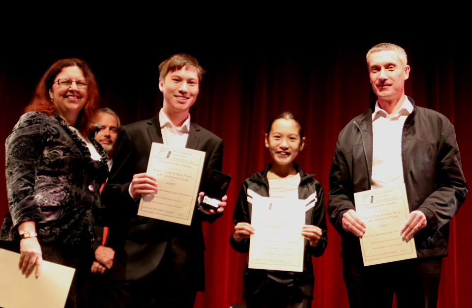 Stephanie Poole, Adam Perry, Maia Perry, Craig Perry.