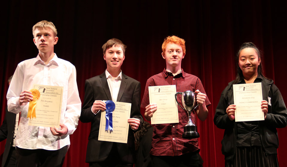 Tim Sinyakov, Adam Perry, Ben Drury, Annabelle Ding.