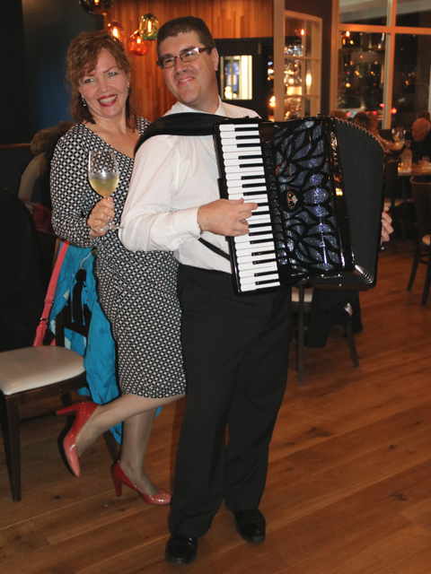 Olga Perfentyeva and Lionel Reekie