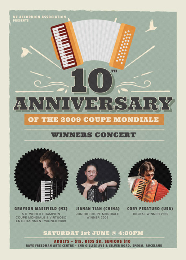 10th Anniversary Concert Poster