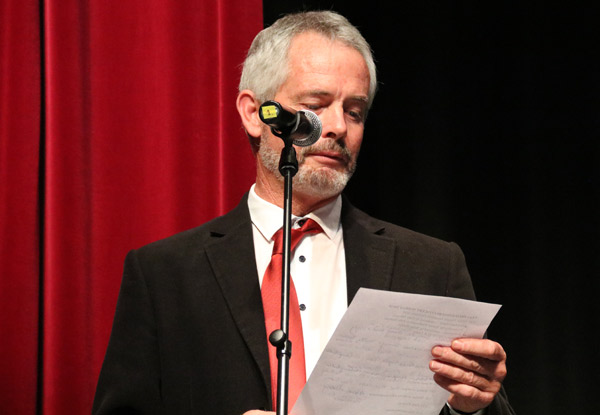 Stephen Cope, compere and NZAA committee member