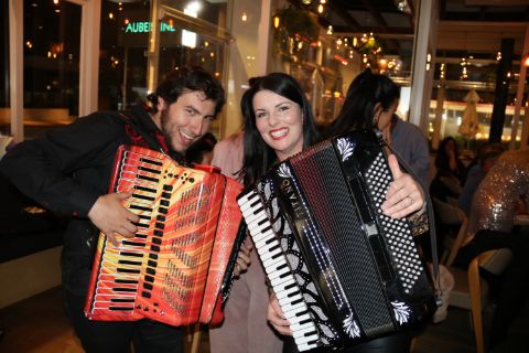 Cory Pesaturo and Tracey Collins