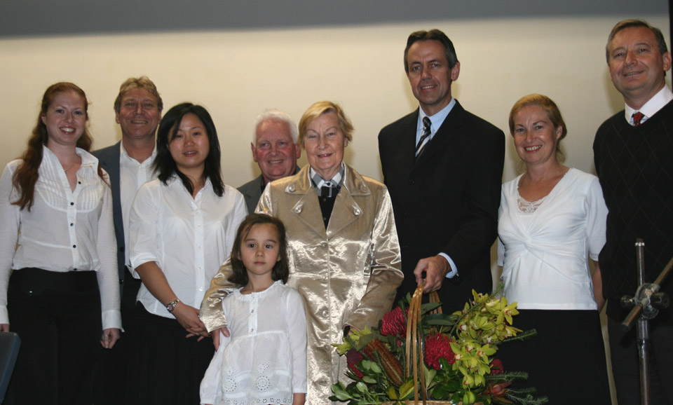 Marie Jones and extended family