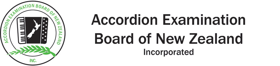 Accordion Examination Board of New Zealand Inc. header