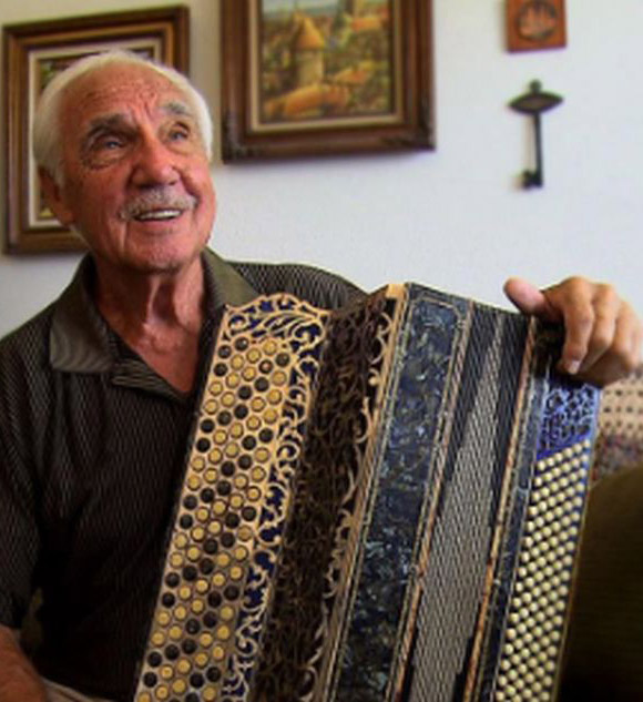 Ilmar Kuljus still has his first accordion