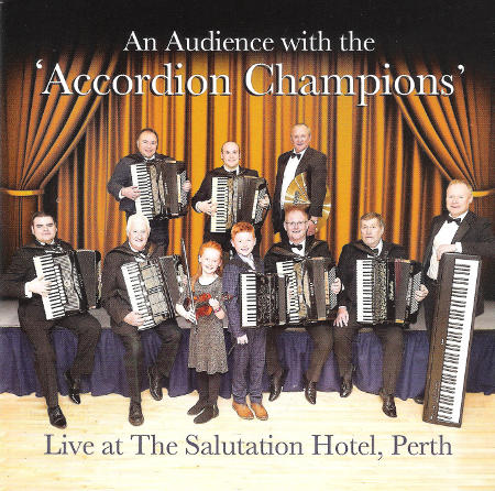 'An Audience with the Accordion Champions' CD, Scotland, UK CD cover