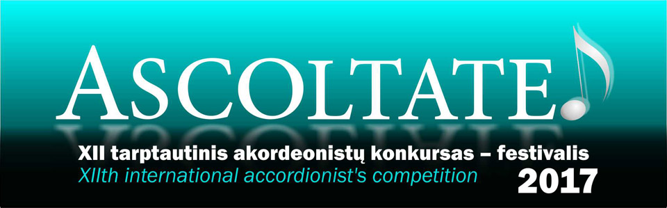 Ascoltate 2017 XII International Accordionists Competition and Festival