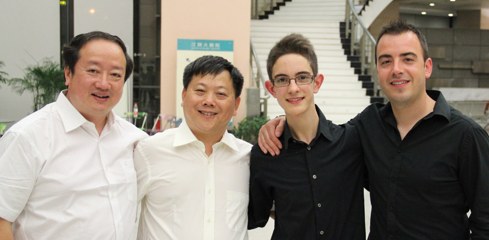 LI Cong, Shi Jianming, Lorenzo Bosica, Jermome Richard.