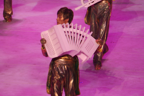 accordion figurine