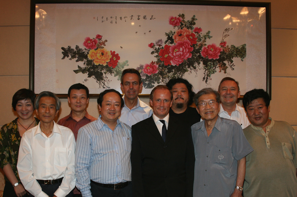Crystal Wang (Translator), and CAA Executives and CIA Executivies: Li Wei Ming, Du Ning, Li Cong, Kevin Friedrich, Raymond Bodell, Chen Jun, Zhang Ziqiang, Harley Jones and Luping Bai.