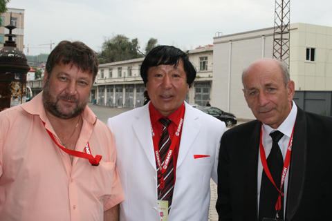 Andrey Chugunov, Gonchig Terbish and Boris Pankov