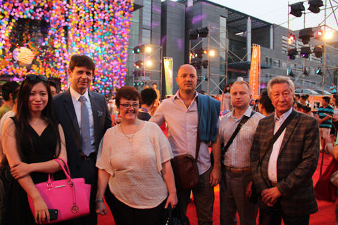 Translator, Tania Lukic-Marx (Australia) and Zoran Rakic (Bosnia), Milan Bjeletic (Serbia), Volodymyr Runchak (Ukraine) and Abdullahayev Ondassyn.