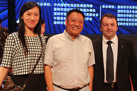 Lu Bin, Zhang Xin Hua and Mirco Patarini 