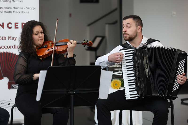 Krstina Shokaroska and Filip Gavrilovski