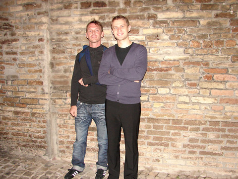 Frederic Deschamps with russian student Alexander Veretennikov
