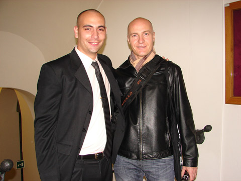 Emanuele Rastelli (right) 