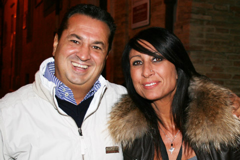 Marco Cinaglia (Roland Europe) with Antonella Toccaceli