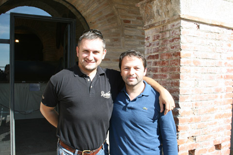 Alexander Nikolic (Serbia) and Mirco Patarini of Scandalli and Strumenti & Musica.