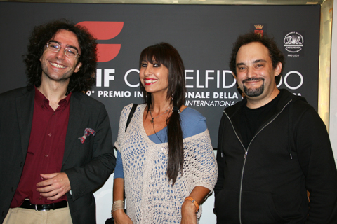 Roberto Lucanero with Antonella Toccaceli of Master and Andrea Capezzuoli