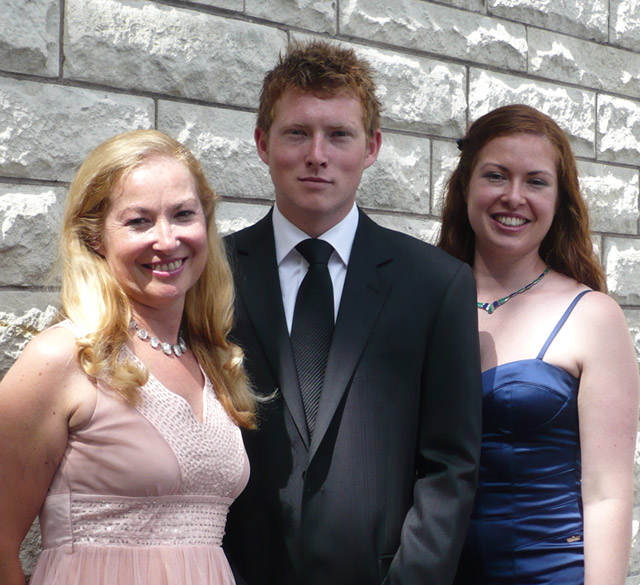 Heather, Grayson and Amber Masefield