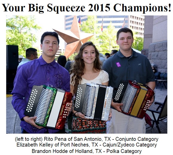 2015 Big Squeeze winners