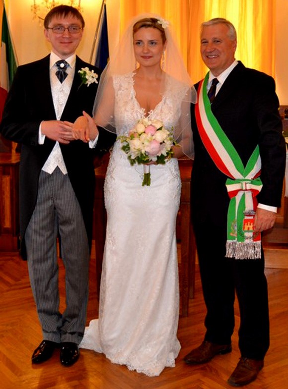 Alexander Selivanov and Yulia Amerikova wedding