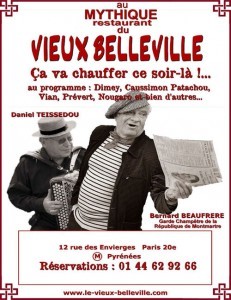 Le vieux Belleville poster