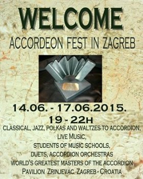 Accordion Festival, Zagreb poster