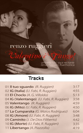 Valentino è Tango CD Cover