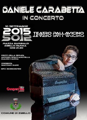 Daniele Carabetta Concert poster