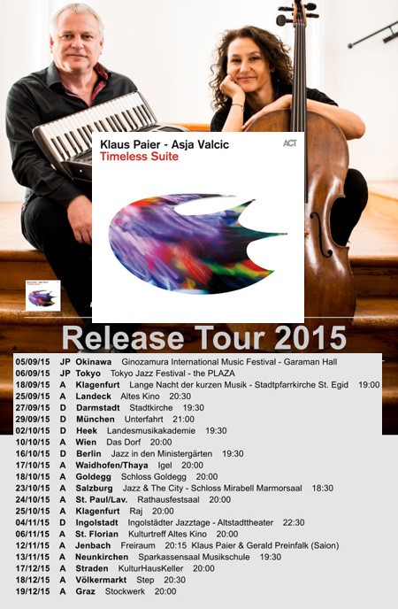 Klaus Paier & Asja Valcic CD Release Tour