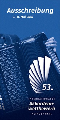 53rd International Accordion Competition Klingenthal 2016