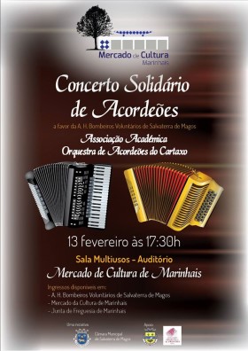 Orquestra de Acordeoes do Cartaxo concert poster