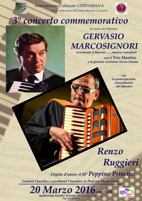 Marcosignori Concert Poster