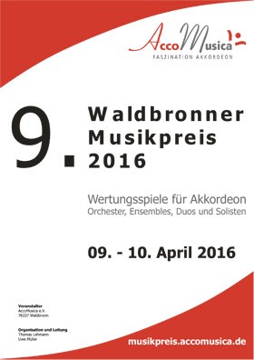 9th Waldbronner Musikpreis 2016