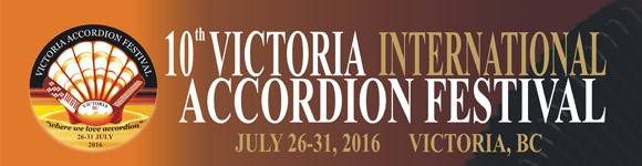 10th Victoria International Accordion Festival header