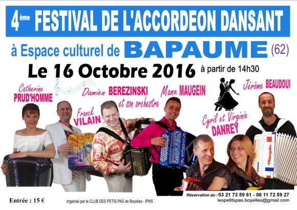 4th Festival de l’Accordeon Dansant poster