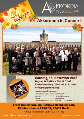 Poster: Akkordia 1935 e.v. orchestra concert