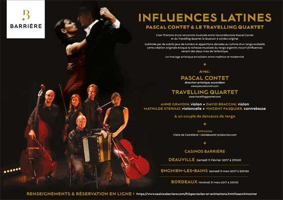 Pascal Contet ‘Influences Latines’  poster
