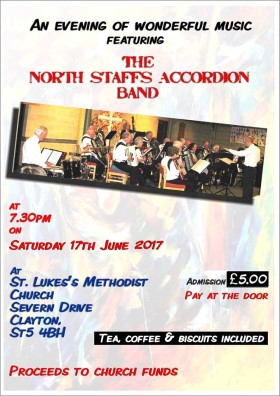 North Staffs Accordion Band Concert