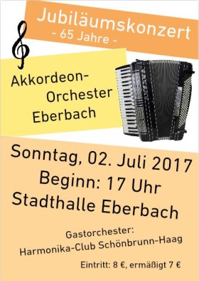 Akkordeon Orchester Erbach’s poster